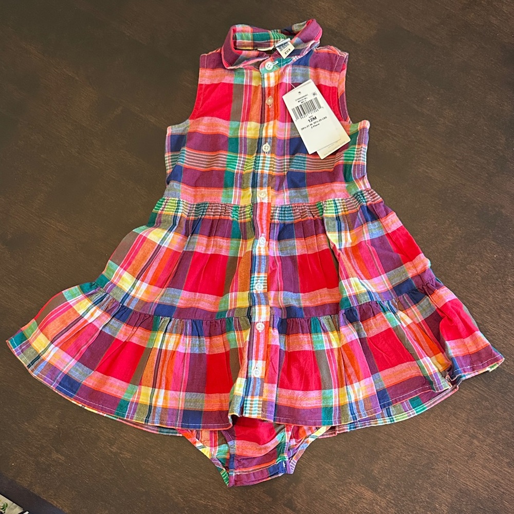 Ralph Lauren Multicolor Plaid Dress